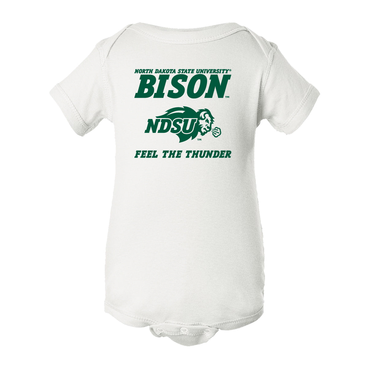 NDSU Bison Infant Onesie - NDSU Bison Feel The Thunder