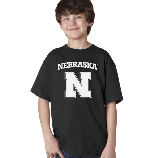 Nebraska Cornhuskers Block N Youth Boys Tee Shirt