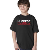 Nebraska Cornhuskers ½ & ½ "HUSKERS" Youth Boys Tee Shirt