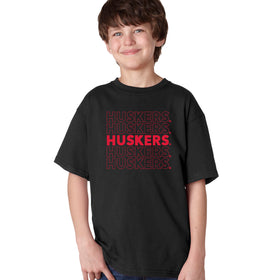 Nebraska Huskers Boys Tee Shirt - Huskers Times 5