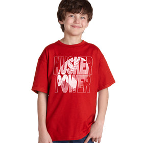 Nebraska Huskers Boys Tee Shirt - Husker Power Football