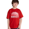 Nebraska Huskers Boys Tee Shirt - Nebraska Basketball Logo