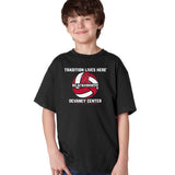 Nebraska Huskers Boys Tee Shirt - Blackshorts Volleyball Tradition Lives Here