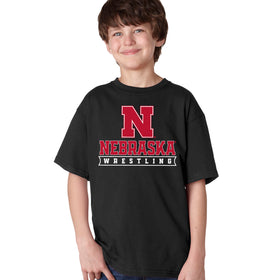 Nebraska Huskers Boys Tee Shirt - Nebraska Wrestling