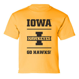 Iowa Hawkeyes Boys Tee Shirt - Iowa Hawkeyes - Go Hawks