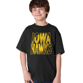 Iowa Hawkeyes Boys Tee Shirt - Iowa Hawks Football Image