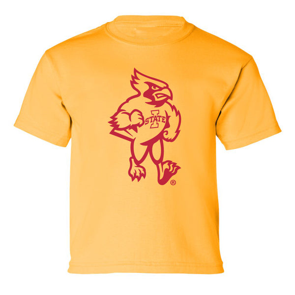 Iowa State Cyclones Boys Tee Shirt - Mascot Cy Full Body