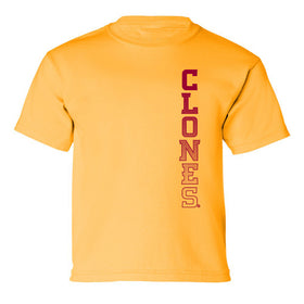 Iowa State Cyclones Boys Tee Shirt - Vertical Clones Fade