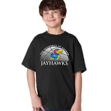 Kansas Jayhawks Boys Tee Shirt - Kansas Basketball Primary Logo