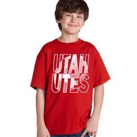 Utah Utes Boys Tee Shirt - Utah Utes Football Image