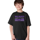 K-State Wildcats Boys Tee Shirt - Wildcats Stripe Powercat