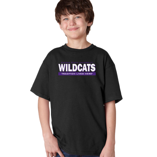 K-State Wildcats Boys Tee Shirt - Wildcats Tradition Lives Here