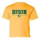 NDSU Bison Boys Tee Shirt - Bison 3-Stripe
