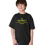 NDSU Bison Boys Tee Shirt - Striped NDSU Football Laces