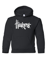 Nebraska Cornhuskers Legacy Script "Huskers" Youth Hooded Sweatshirt