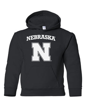 Nebraska Cornhuskers Block N Youth Hooded Sweatshirt