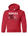 Nebraska Huskers Youth Hooded Sweatshirt - Nebraska Basketball - GO BIG FRED