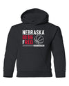 Nebraska Huskers Youth Hooded Sweatshirt - Nebraska Basketball - GO BIG FRED