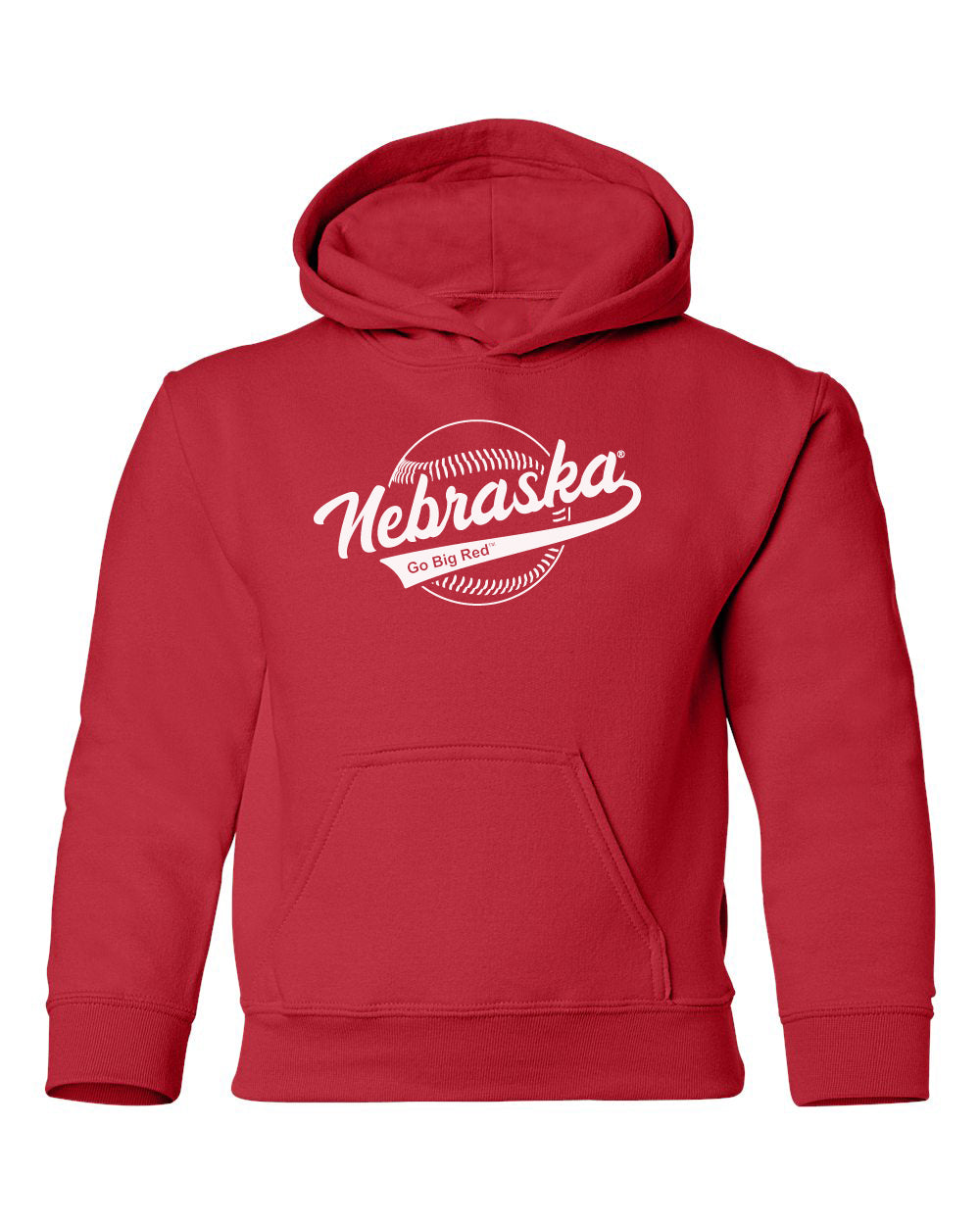 Nebraska Huskers Youth Hooded Sweatshirt - Script Nebraska Baseball