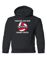 Nebraska Huskers Youth Hooded Sweatshirt - Blackshorts Volleyball Tradition Lives Here
