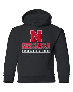 Nebraska Huskers Youth Hooded Sweatshirt - Nebraska Wrestling