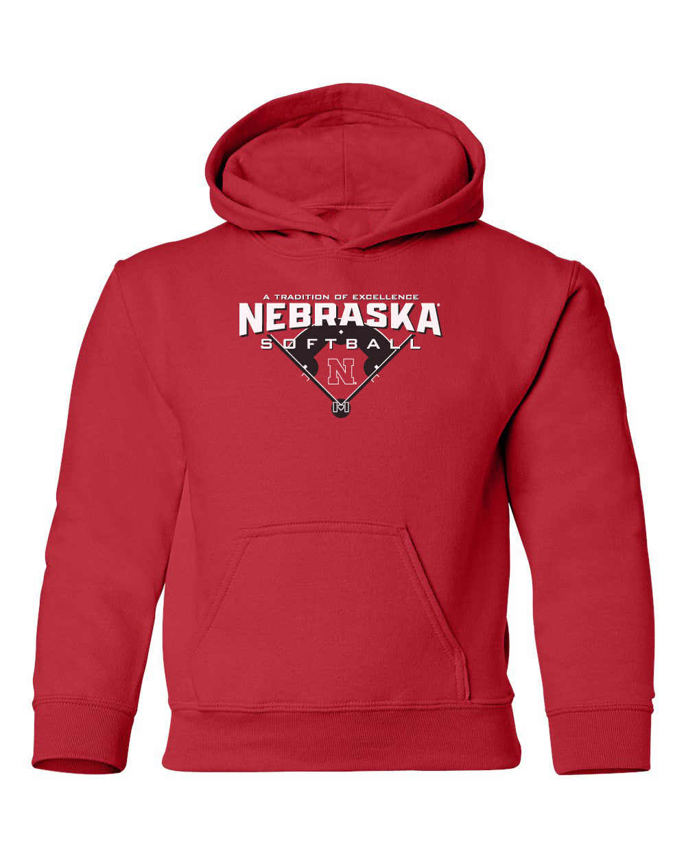 Nebraska Huskers Youth Hooded Sweatshirt - Nebraska Softball Tradition of Excellence