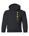 Iowa Hawkeyes Youth Hooded Sweatshirt - Vertical Hawks Fade