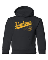 Iowa Hawkeyes Youth Hooded Sweatshirt - Iowa Hawkeyes Baseball
