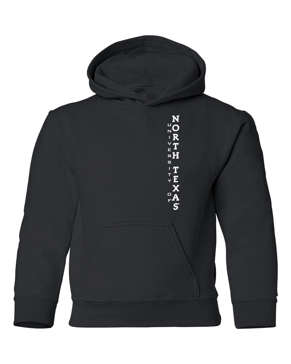 North Texas Mean Green Youth Hooded Sweatshirt - Vert University of North Texas
