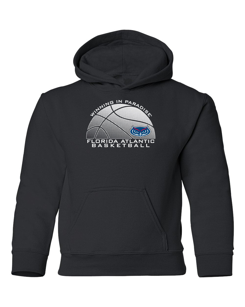 Florida Atlantic Owls Youth Hooded Sweatshirt - FAU Basketball
