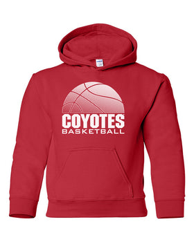 South Dakota Coyotes Youth Hooded Sweatshirt - Coyotes Basketball