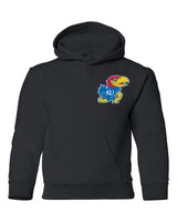 Kansas Jayhawks Youth Hooded Sweatshirt - Lone Kansas Jayhawk