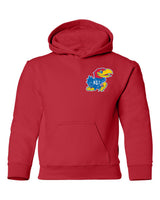 Kansas Jayhawks Youth Hooded Sweatshirt - Lone Kansas Jayhawk