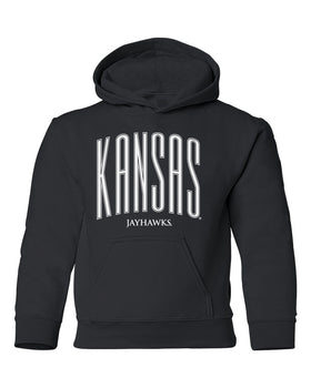 Kansas Jayhawks Youth Hooded Sweatshirt - Tall Kansas Small Jayhawks