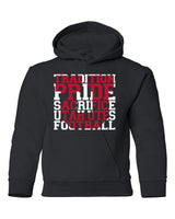 Utah Utes Youth Hooded Sweatshirt - Utah Utes Football Tradition
