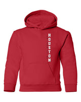 Houston Cougars Youth Hooded Sweatshirt - Vertical University of Houston