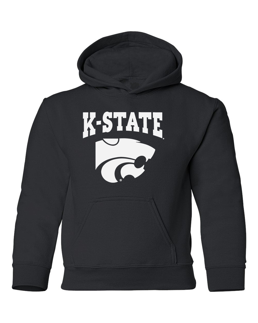 K-State Wildcats Youth Hooded Sweatshirt - K-State Powercat