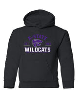 K-State Wildcats Youth Hooded Sweatshirt - Arch K-State Wildcats EST 1863
