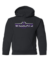 K-State Wildcats Youth Hooded Sweatshirt - Wildcats Football Striped Laces
