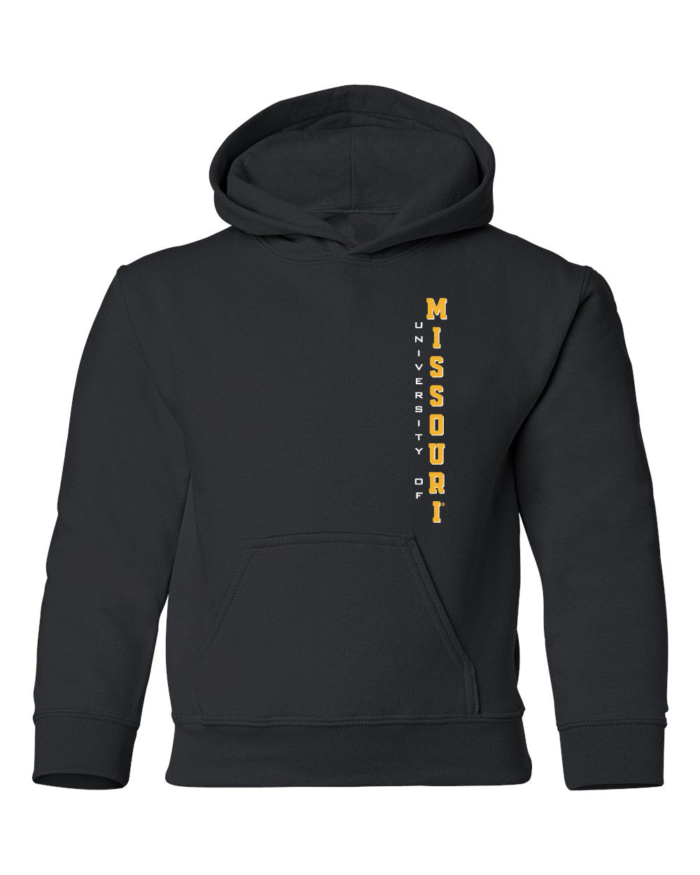 Missouri Tigers Youth Hooded Sweatshirt - Vertical University of Missouri