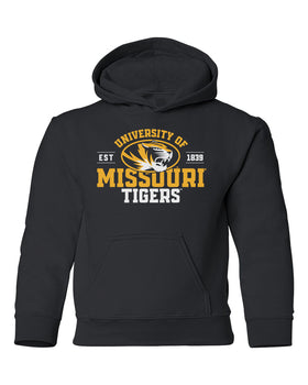 Missouri Tigers Youth Hooded Sweatshirt - University of Missouri EST 1839