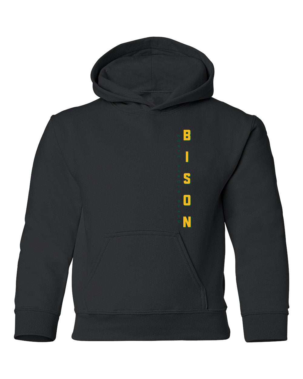 NDSU Bison Youth Hooded Sweatshirt - Vertical BISON