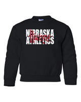 Nebraska Athletics Legacy Script "Huskers" Youth Crewneck Sweatshirt