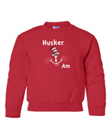 Nebraska Cornhuskers "Husker I Am" Youth Crewneck Sweatshirt