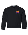 Nebraska Rainbow N Youth Crewneck Sweatshirt