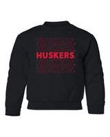 Nebraska Huskers Youth Crewneck Sweatshirt - Huskers Times 5