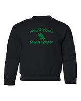North Texas Mean Green Youth Crewneck Sweatshirt - North Texas Arch Primary Logo