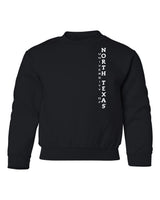 North Texas Mean Green Youth Crewneck Sweatshirt - Vert University of North Texas