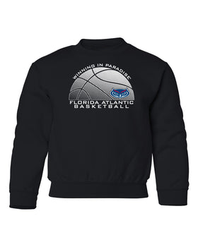 Florida Atlantic Owls Youth Crewneck Sweatshirt - FAU Basketball