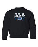 Florida Atlantic Owls Youth Crewneck Sweatshirt - FAU Owls Winning in Paradise
